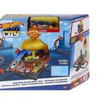 Pista Hot Wheels Playset City Loja De Hambúrguer - Mattel