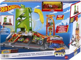 Pista Hot Wheels Posto De Combustível Super Recarga - Mattel