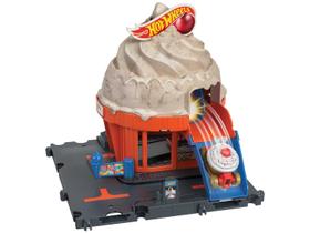 Pista Hot Wheels Sorveteria Na Cidade - Mattel Pista Hot Wheels Sorveteria Na Cidade - Mattel