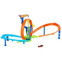 Pista Hot Wheels Stunt Tracks Desafio Turbina de Ação Mattel Pista Hot Wheels Stunt Tracks Desafio Turbina de Ação Mattel