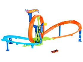 Pista Hot Wheels Stunt Tracks Lançamento - Veloz & Looping Mattel