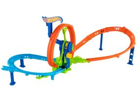 Pista Hot Wheels Stunt Tracks Lançamento - Veloz & Looping Mattel