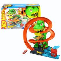 Pista Hot Wheels T-Rex Batalha Blaze Mattel JBM73