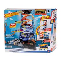 Pista Hot Wheels Torre de Corridas com Altura HKX43 Mattel