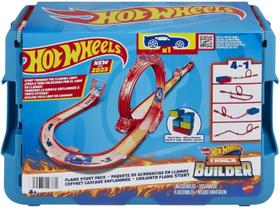 Pista Hot Wheels Track Builder Flame Stunt Pack Mattel HMC04