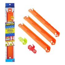 Pista Hot Wheels Track Creator Kit 3 Retas + 2 Adaptador