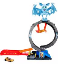 Pista Hotweels - Ataque do morcego com looping Pista Hotweels - Ataque do morcego com looping