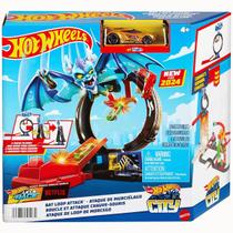 Pista HotWheels City Ataque do Morcego 3 em 1 Let's Race Pista HotWheels City Ataque do Morcego 3 em 1 Let's Race