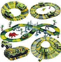 Pista Jurássica - Inclui carrinho e dinossauros - diversão garantida