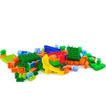 Pista Labirinto com 128 Peças de Blocos de Montar