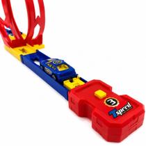 Pista lancador carrinho looping radical roda fogo brinquedo Pista lancador carrinho looping radical roda fogo brinquedo