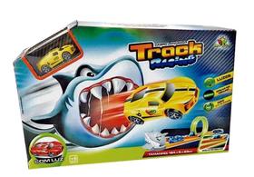 Pista Lançador Carrinhos Looping Radical Tubarão Pista Lançador Carrinhos Looping Radical Tubarão