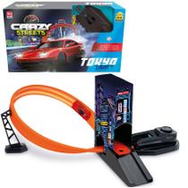 Pista Lançador Com Looping Tokyio Drift C/ Carrinho