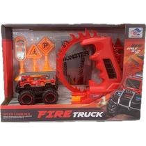 Pista Lançador de Carrinhos de Brinquedo Fire Truck 779-59A - Dorémi