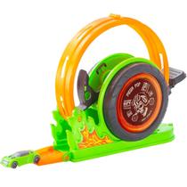 Pista Lançador Looping Mega Pop Com Carrinho - Bs Toys Pista Lançador Looping Mega Pop Com Carrinho - Bs Toys