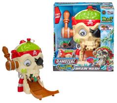 Pista Lavagem na Cabeça da Caveira Pirata Com 1 Carrinho Color Changers Lava Rápido da Caveira Com Olho Giratório Pista Lavagem na Cabeça da Caveira Pirata Com 1 Carrinho Color Changers Lava Rápido da Caveira Com Olho Giratório