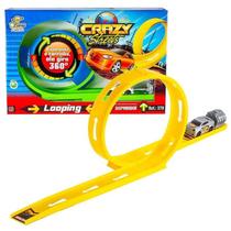 Pista Looping 360 Crazy Streets Brinquedo Carrinho Lançador Pista Looping 360 Crazy Streets Brinquedo Carrinho Lançador