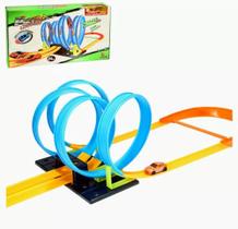 Pista Looping 360º De Corrida Carrinho Brinquedo Infantil + Carrinho - Artbrink