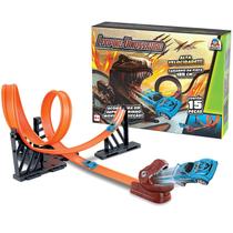 Pista Looping Dinossauro C/ Carrinho Fricção - Braskit