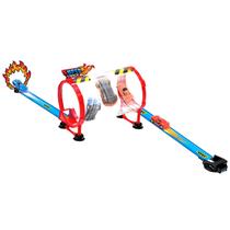 Pista Looping Spin C/ 2 Carrinhos A Fricção - Braskit