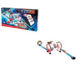 Pista Looping Spin Com 2 Carrinhos De Fricção