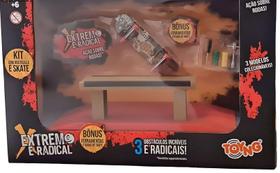 Pista - Manobra Skate Radical - Rampa Com Banco TOYNG