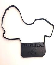 Pista Melbourne - Quadro 3D - Decoração F1 Pista Melbourne - Quadro 3D - Decoração F1