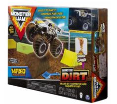 Pista Monster Jam - Deluxe com 453 g de Areia Mágica - Spin master 7899573620240 Pista Monster Jam - Deluxe com 453 g de Areia Mágica - Spin master 7899573620240