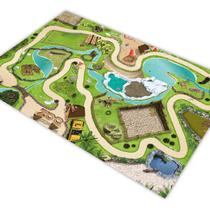 Pista P/ Carros Hot Wheels Zoológico Cidade Estrada 180x120