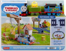 Pista Paint Delivery Set - Conjunto de Entrega de Tintas c/ Trem Thomas Motorizado - Fisher Price - Mattel