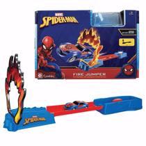 Pista Para Carrinhos Homem Aranha Salto em Chamas Candide