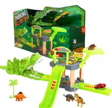 Pista Para Carrinhos Hot Wheels Dinossauro 2 Andares Pista Para Carrinhos Hot Wheels Dinossauro 2 Andares