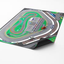 Pista Para Carrinhos Miniatura Autódromo Infantil Pista Para Carrinhos Miniatura Autódromo Infantil