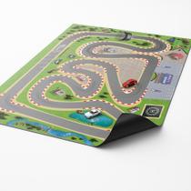 Pista Para Carrinhos Miniatura Automóveis Infantil 120X80Cm