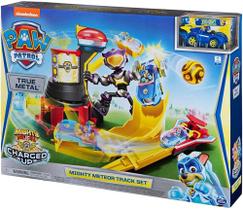 Pista Playset Mighty Pups - Charged Up - Meteor Track do Chase - Sunny