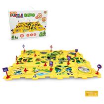 Pista Puzzle Divertido Dino 25 Pecas a Pilha DM Toys Brinquedo Infantil Recreativo Pista Puzzle Divertido Dino 25 Pecas a Pilha DM Toys Brinquedo Infantil Recreativo