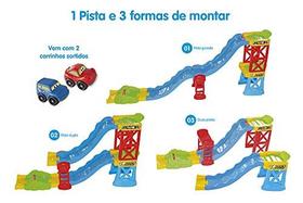 Pista Ramp Racer 28Pcs C/2 Carrinhos