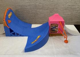 Pista Skate de Dedo Hot Wheels com Som e Acessórios Kit Radical