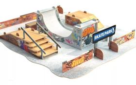 Pista Skate De Dedo Mdf Deck Fingerboard Skate Park Profissional - TudoFestas