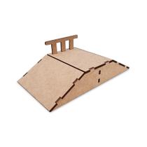 Pista Skate de Dedo Mini Rampa Fingerboard Corrimão Madeira Mdf Pista Skate de Dedo Mini Rampa Fingerboard Corrimão Madeira Mdf