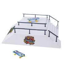 Pista Skate Dedo Rampa Brinquedo Criança + Fingerboard