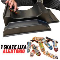 Pista skate park dedo half duplo glasslite rampa escadas