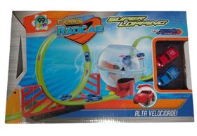 Pista Super Looping Globo Radical de Brinquedo com 2 Carrinhos - 99 Toys