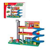 Pista Super Posto Mega Center Lava Rápido C/3 Carrinhos Lugo