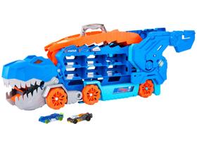 Pista Super Reboque de TRex Hot Wheels City HNG50