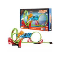 Pista Super Track com Loop - 1 carrinho - BR1016 - Multikids