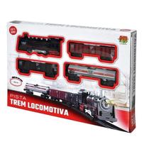 Pista trem locomotiva com luz - DM TOYS