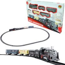 Pista trem locomotiva com luz Pista trem locomotiva com luz