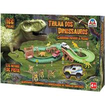 Pista Trilha Dos Dinossauros Com Carrinho E 2 Dinos Braskit Pista Trilha Dos Dinossauros Com Carrinho E 2 Dinos Braskit