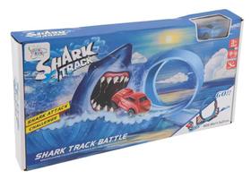Pista Tubarão Com Carrinho Shark Track Loop 360